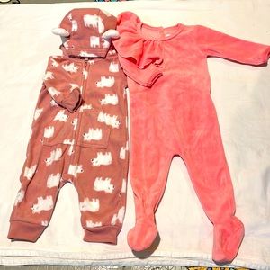 Carter’s| Hanna Kay Child| baby girl jammies| 3 m